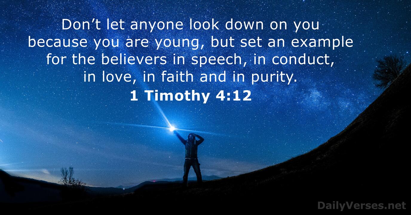 1 Timothy 4 12 Commentary