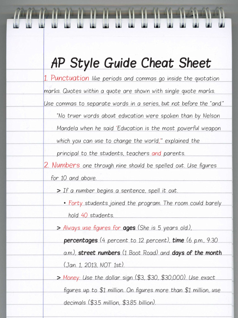 10 Us Ap Style Rules To Master