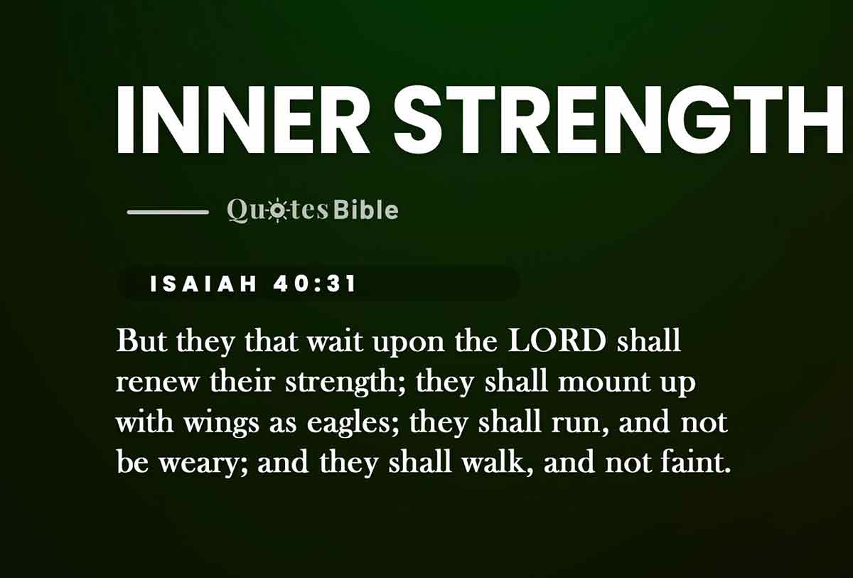 12 Bible Battle Verses For Inner Strength