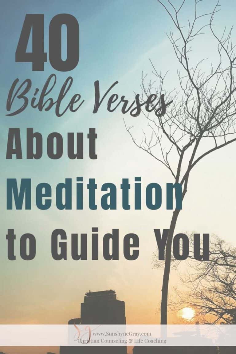 12 Bible Verses About Meditation For Inner Peace