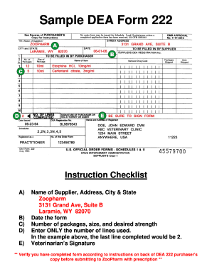 12+ Dea 222 Form Tips For Errorfree Submission