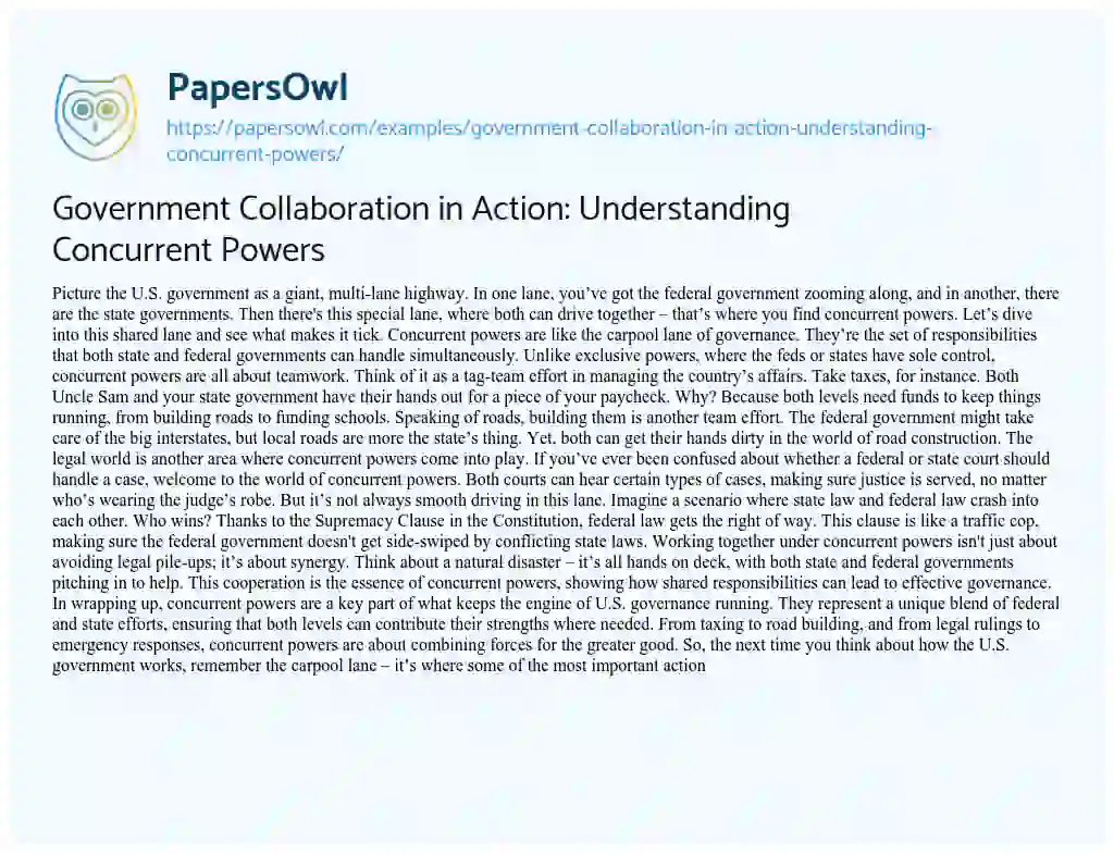 12+ Key Benefits Of Understanding Concurrent Powers