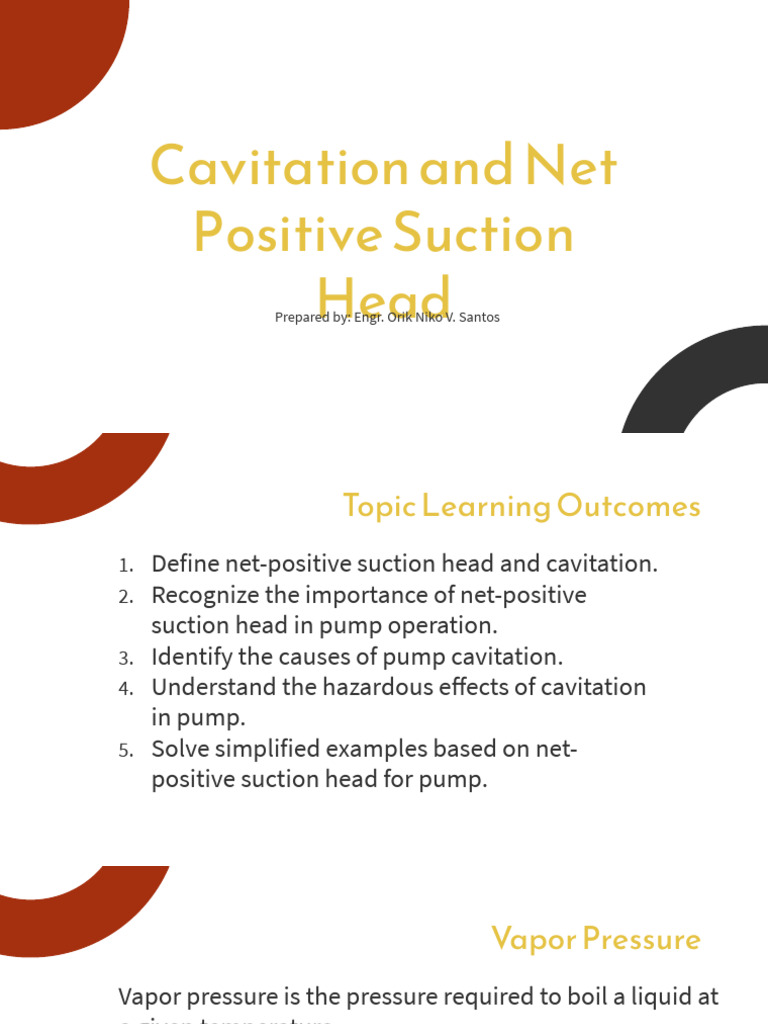 12+ Net Positive Suction Head Formulas For Success