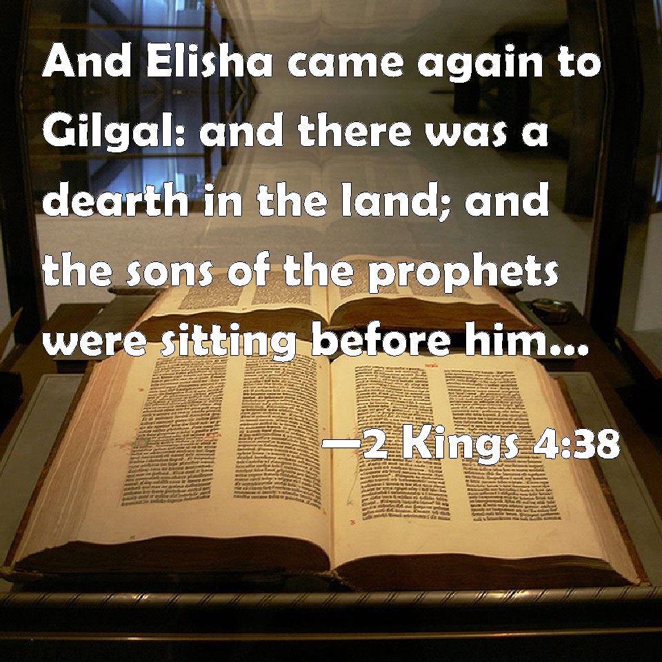 2 Kings 4 38