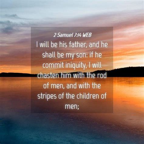 2 Samuel 7 14 Commentary