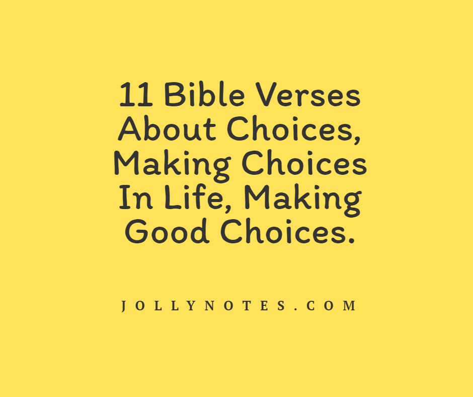 7 Bible Verses To Guide Your Life Choices