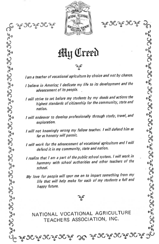 Ag Creed