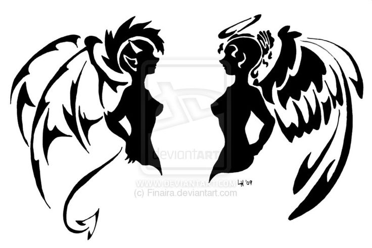 Ange Ou Demon By Finaira Deviantart Com If You Love This Tattoo Design Ange Ou Demon By Finaira Deviantart Com If You Love This Tattoo Design