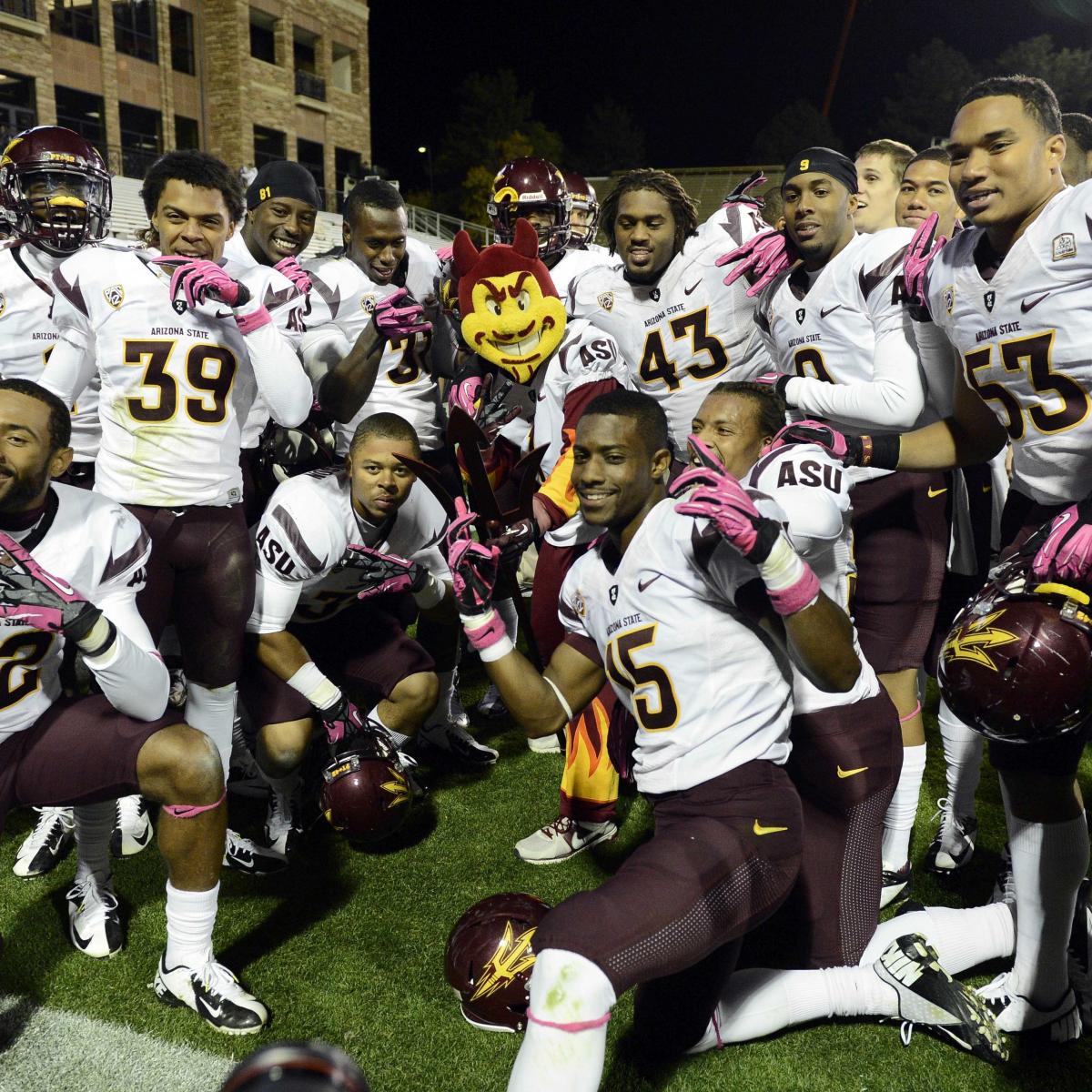 Arizona State Sun Devils Football Uniforms