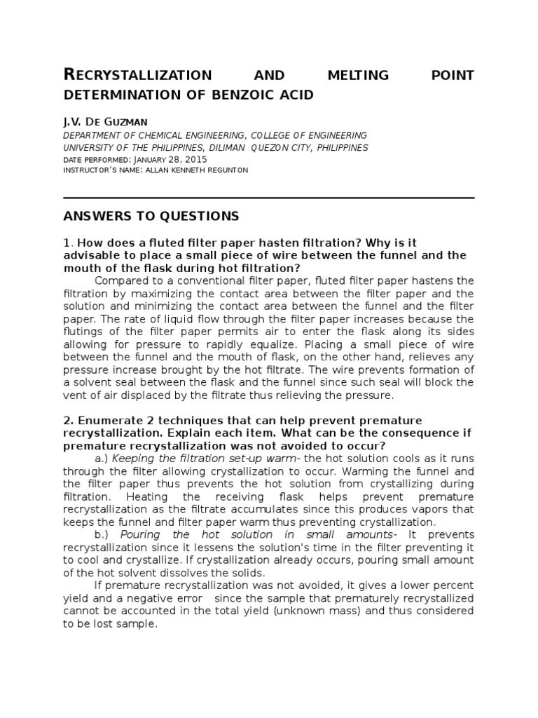 Benzoic Acid Melting Point: Reliable Data Range
