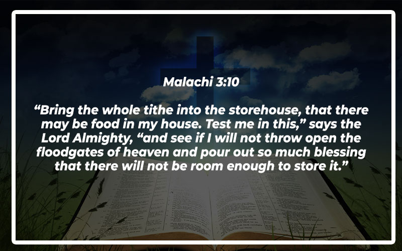 Bible Verse About Blessings Overflowing