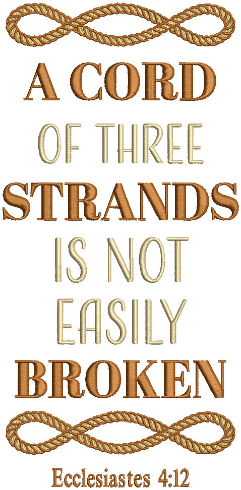 Bible Verse About Three Strands