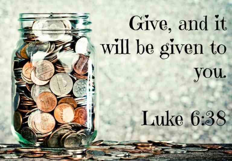 Bible Verses For Giving Up
