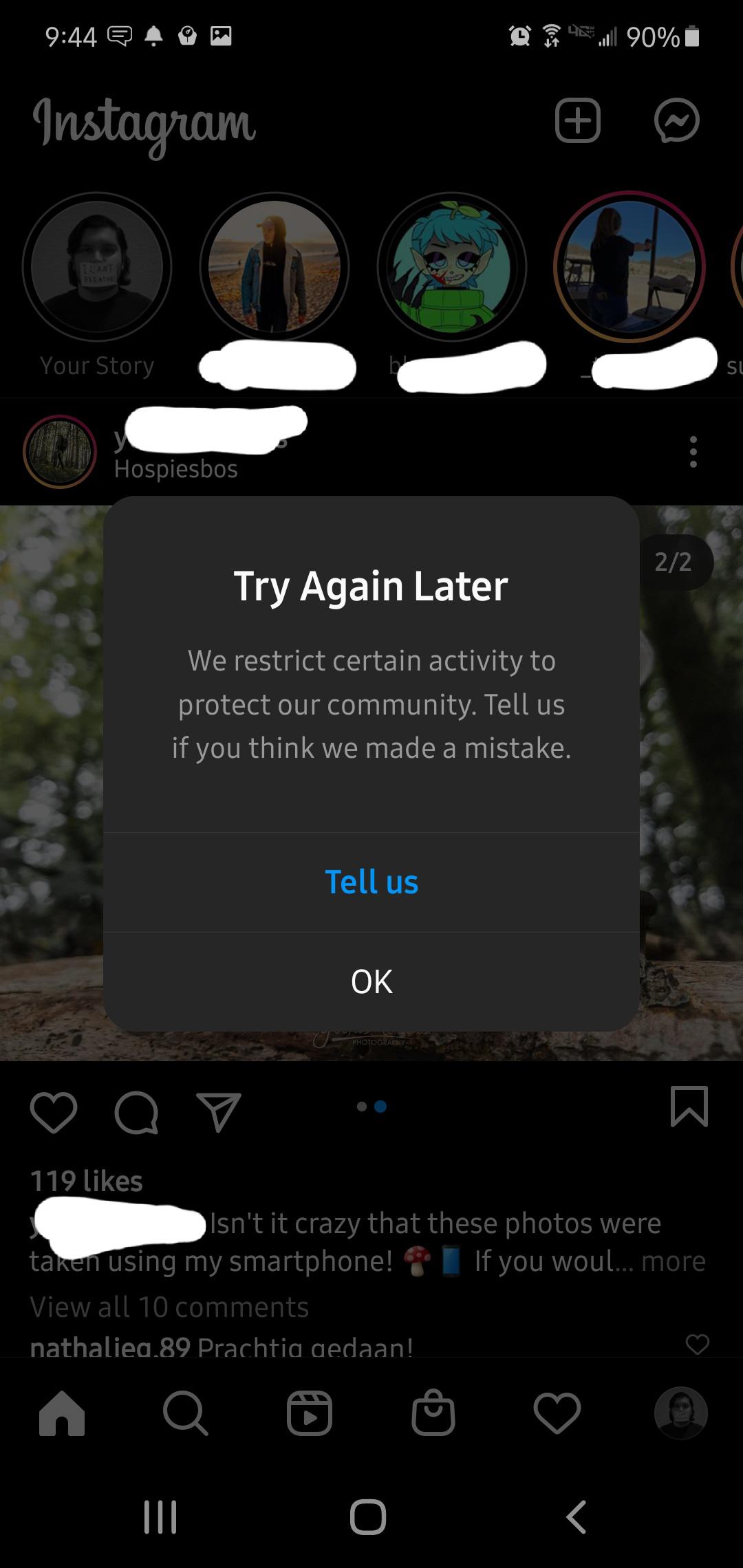 Can't View Comments On Instagram
