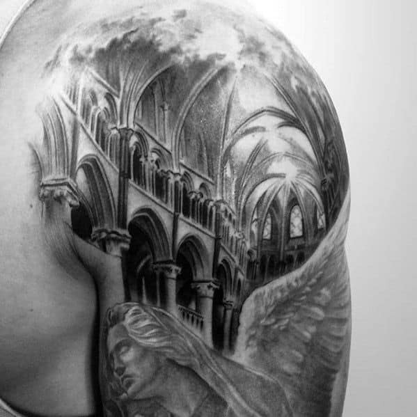 Cathedral Tattoo Designs Cathedral Tattoo Designs