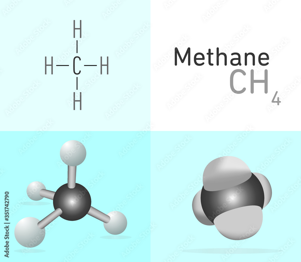 Ch4 Molecule Model