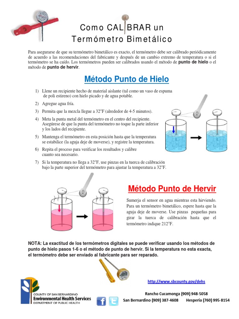 Como Calibrar Un Termometro