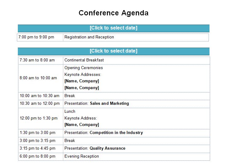 Conference Planning Checklist