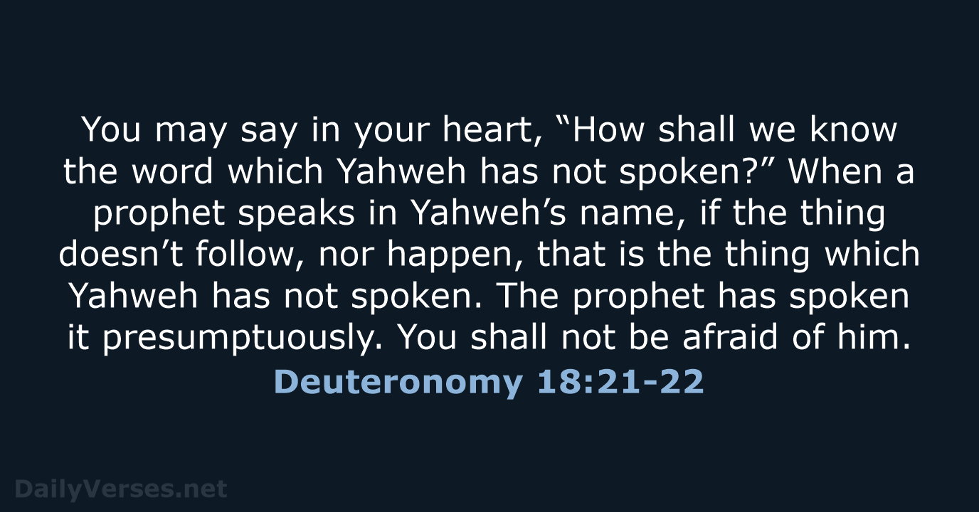 Deuteronomy 18 1112
