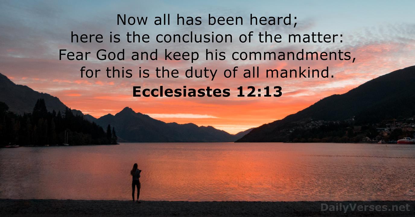Ecclesiastes 12 2