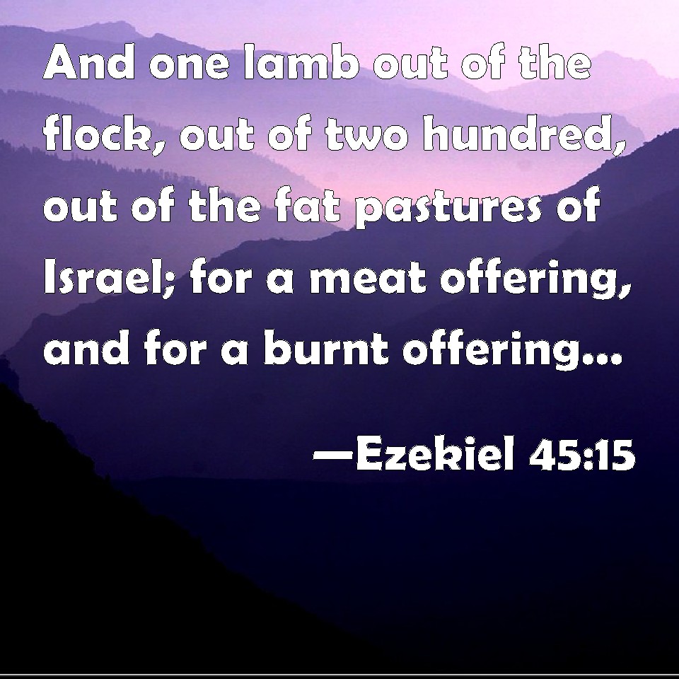 Ezekiel 45 Summary