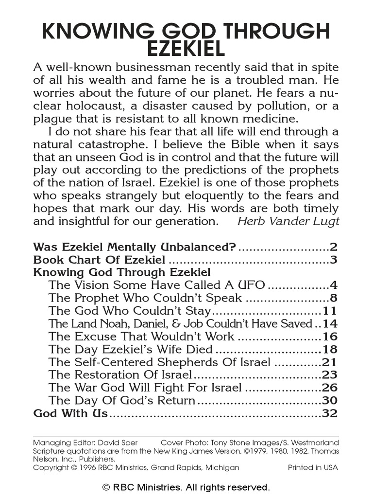 Ezekiel Sodom And Gomorrah Kjv
