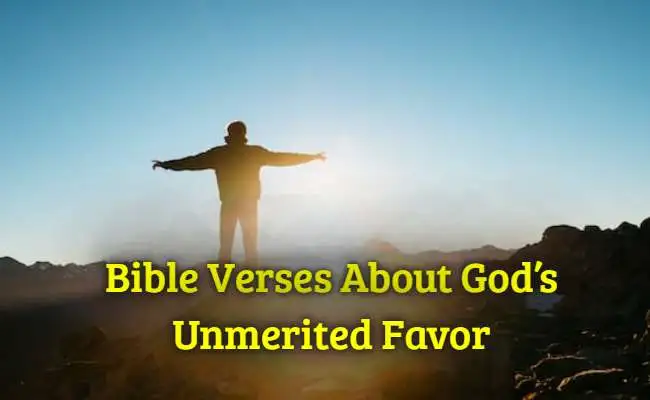 God's Favor Bible Verses