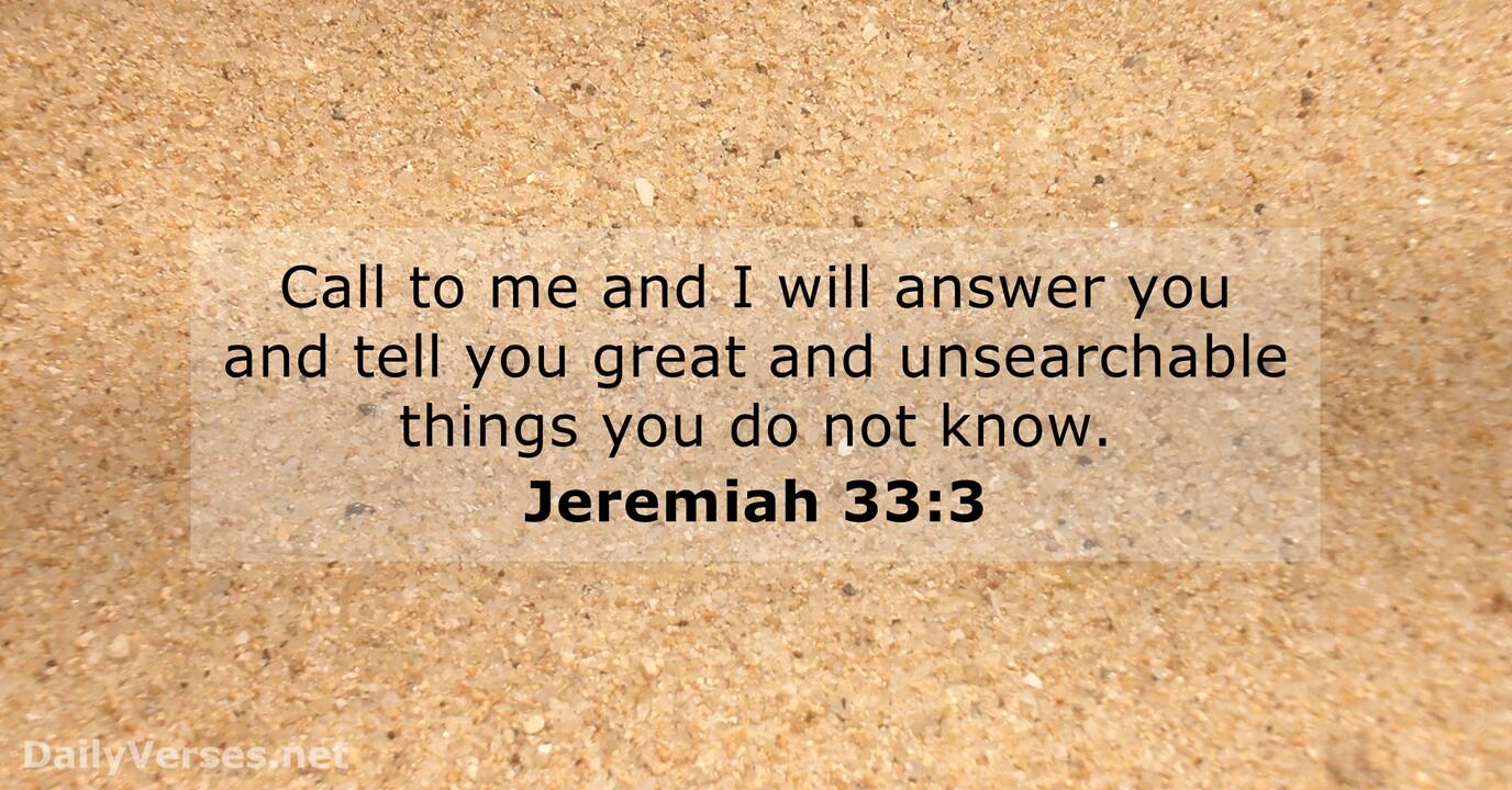 How To Apply Jeremiah 33 3? Faithful Living Tips