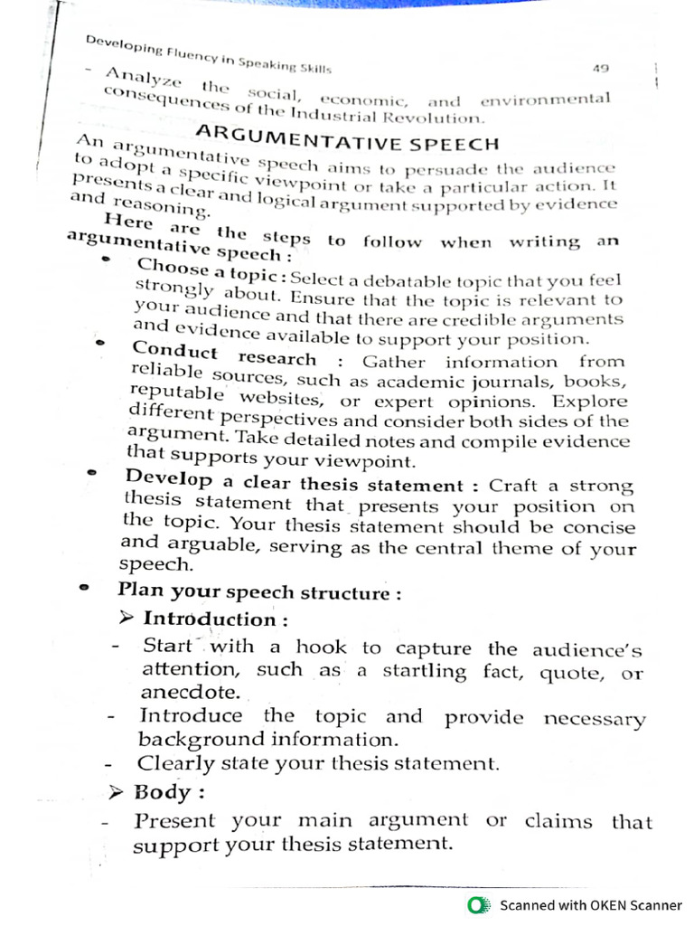 How To Craft Compelling Arguments? Speech Guide