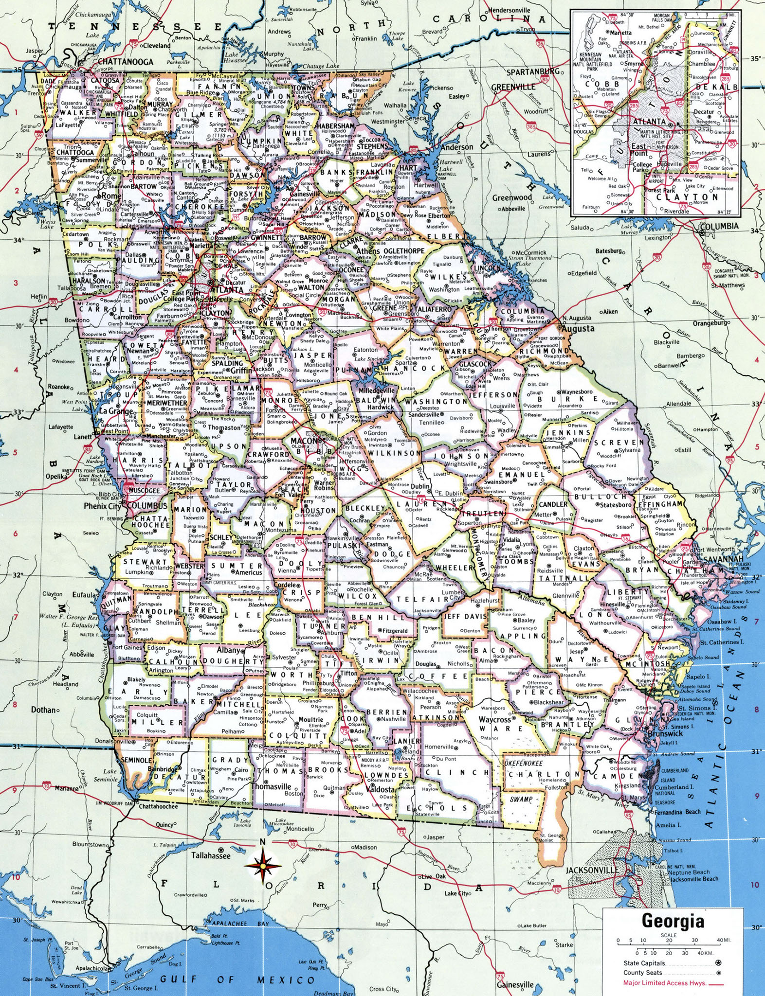 How To Find Counties On Ga State Map? Instant Locator