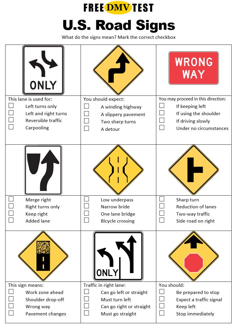 How To Identify Drivers Permit Test Signs? Easy Study Guide