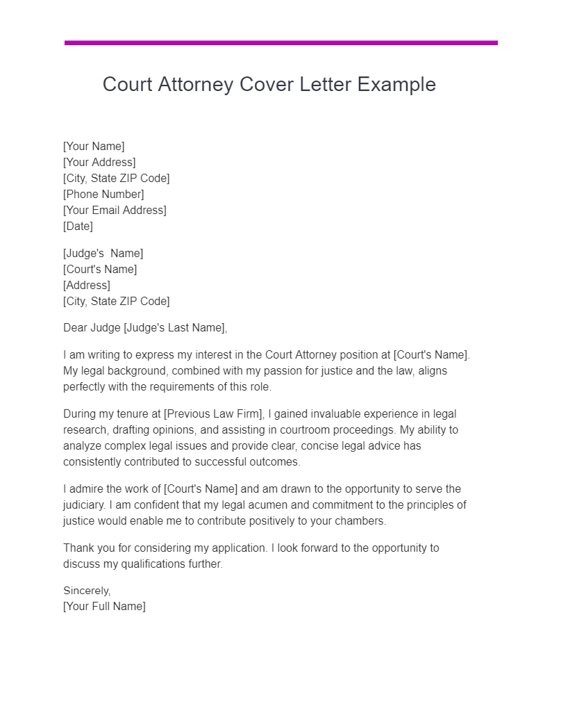 How To Write A Cover Letter Attorney That Gets Noticed Fast