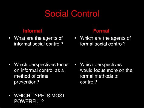 Informal Social Control: Effective Crime Prevention