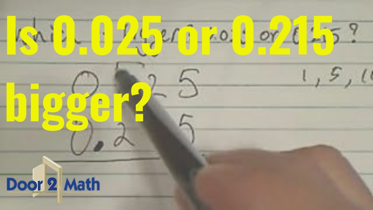 Is 1/3 Bigger Than 1/4