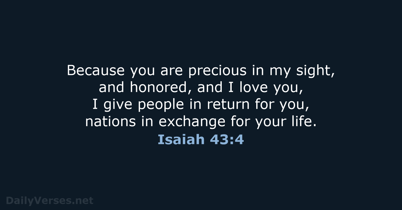 Isaiah 43 Nrsv