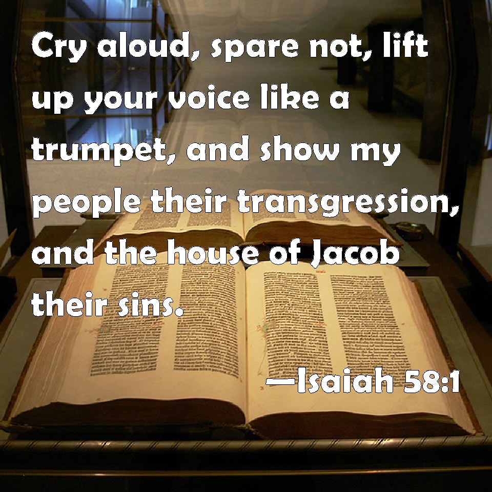 Isaiah 58 1 Meaning