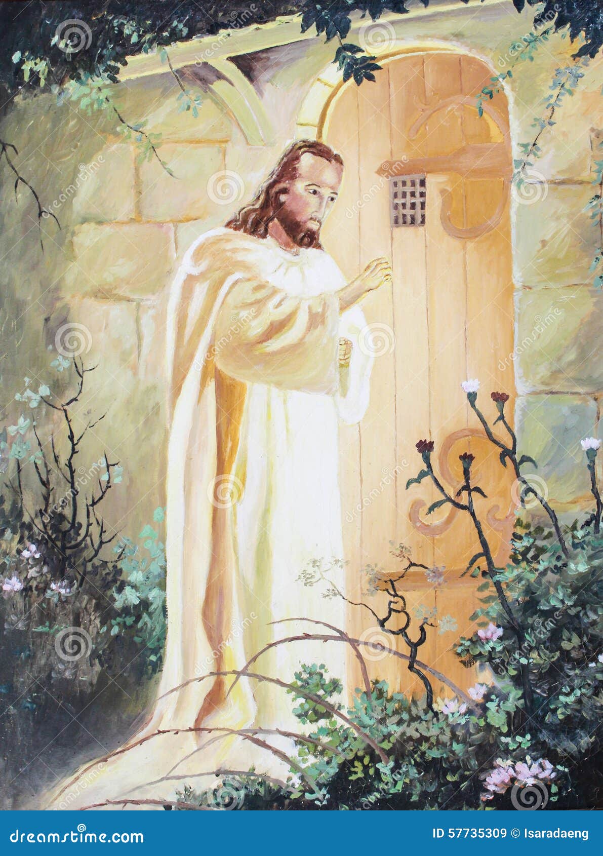 Jesus At The Door Knocking