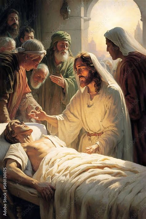 Jesus Healing The Sick