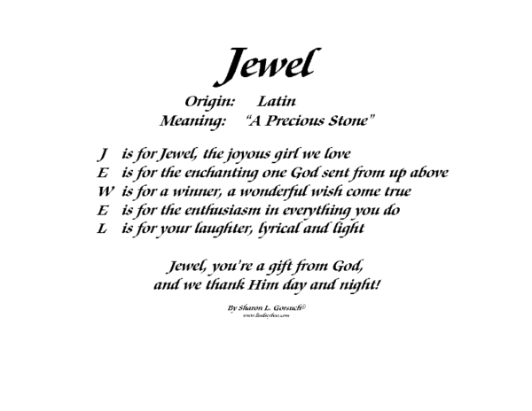 Jewel Meaning In Bible