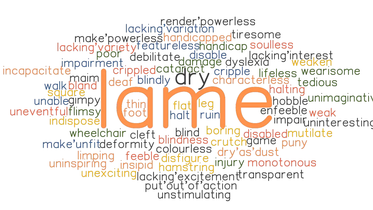 Lame Meaning In The Bible