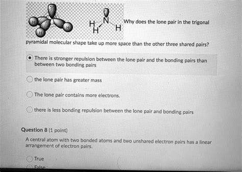 Lone Pairs Of Nh3