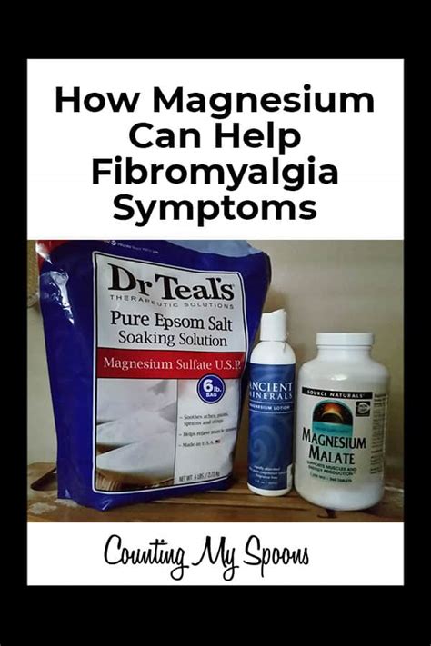 Magnesium Fibromyalgia Magnesium Fibromyalgia
