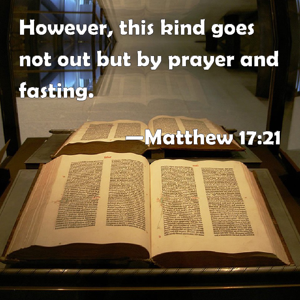 Matthew 17 21 Commentary