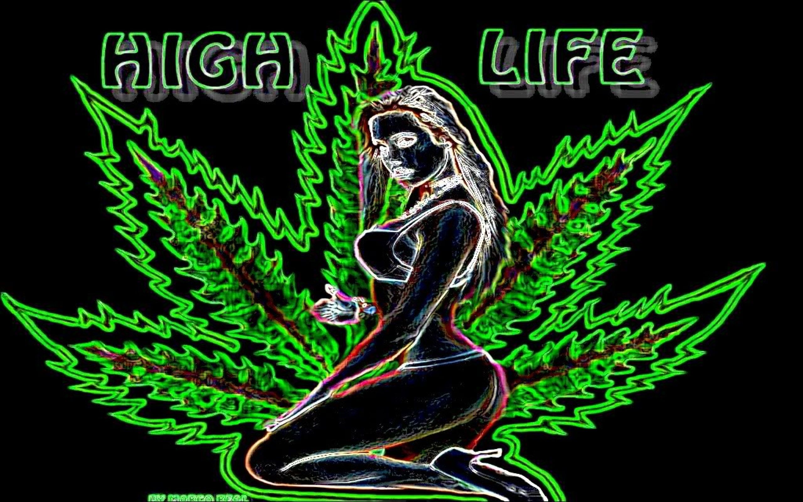 Naked Women Smoking Weed