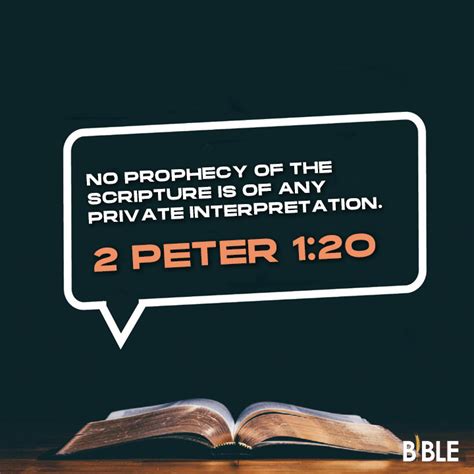 No Private Interpretation: Understand Scripture Accurately
