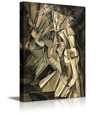 Nude Descending A Staircase No 2 By Marcel Duchamp Canvas Print 16 Nude Descending A Staircase No 2 By Marcel Duchamp Canvas Print 16