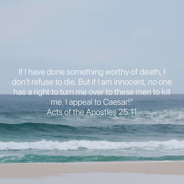 Paul Appealed To Caesar