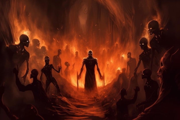 Premium Ai Image Hell Demon Fire Generate Ai Premium Ai Image Hell Demon Fire Generate Ai