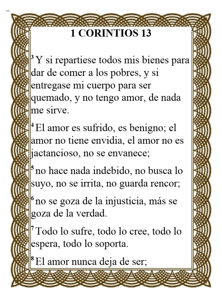 Primera De Corintios 6