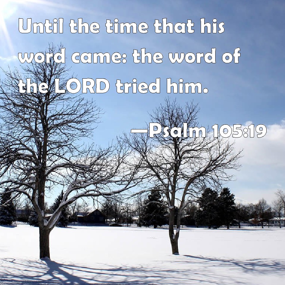 Psalms 105 19